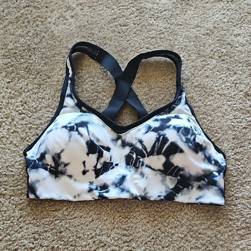 Victoria's Secret Pink Tie Dye Sports Bra Lightly Lined Small